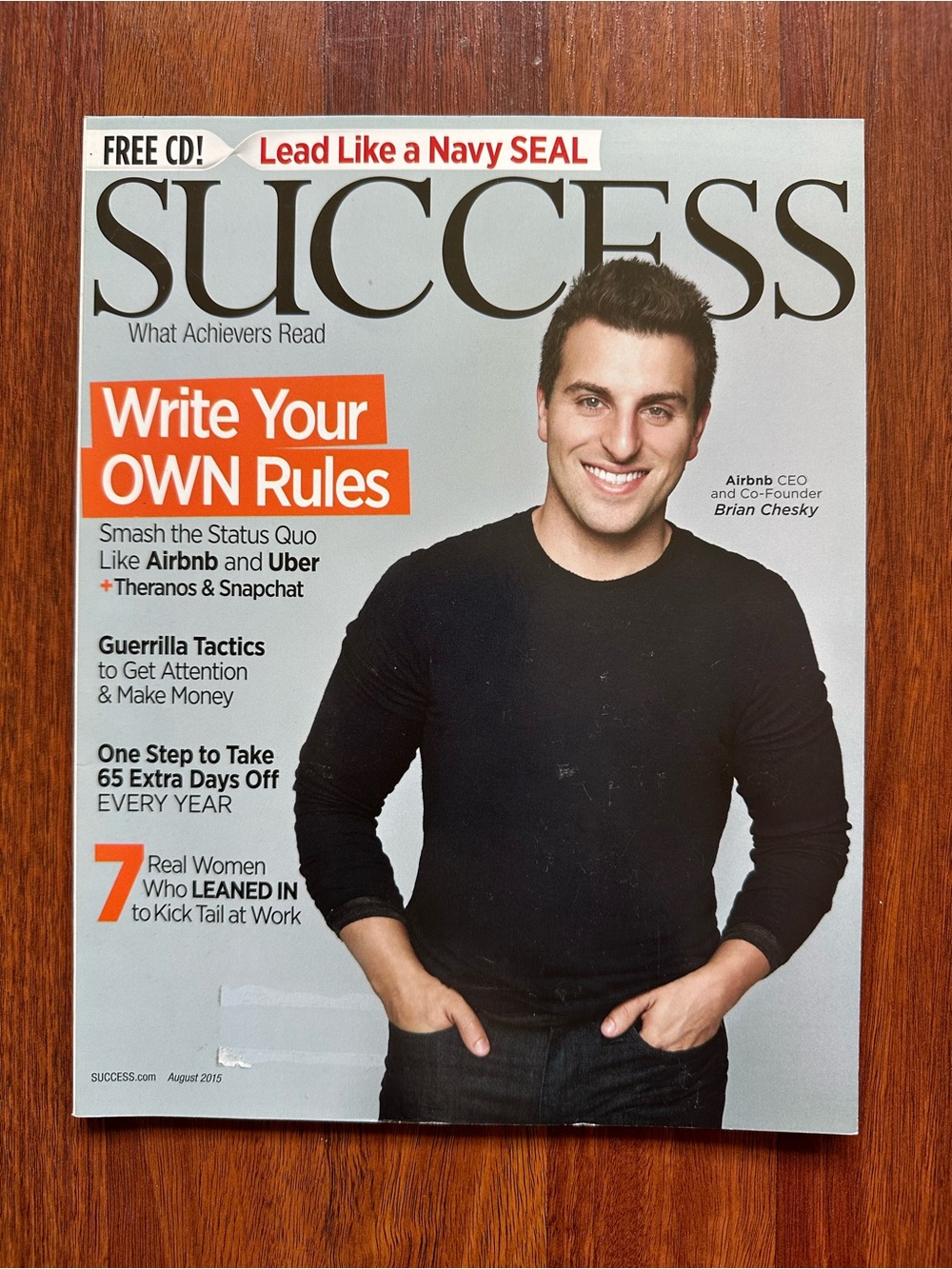 Success Magazine - Brian Chesky - August 2015